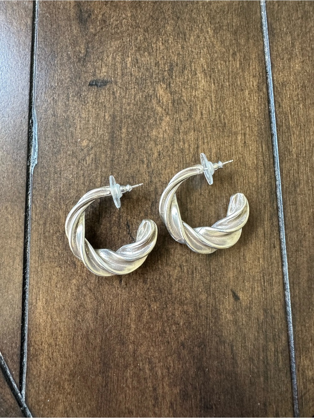 Twisted Hoop Earrings
